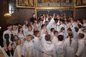 Pielgrzymka dzieci pierwszokomunijnych do katedry