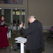 11 listopad 2015 - Święto Niepodległości. Dyryguje p. Eligiusz Szczepański.