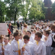Pielgrzymka dzieci do katedry