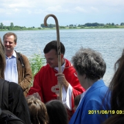 2011 - Zakończenie roku szkolnego - chórek Droga do Nazaretu - szkolny wolontariat, pielgrzymka na Lednicę pod opieką ks. Macieja