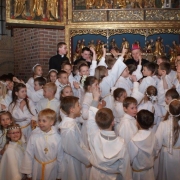Pielgrzymka dzieci do katedry