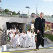 Pielgrzymka dzieci do katedry