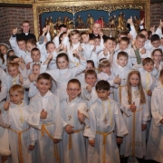 Pielgrzymka dzieci do katedry