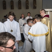 Uroczysta Msza Święta celebrowana przez ks. Damiana Dudkowiaka.