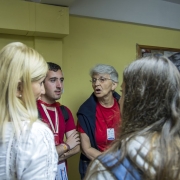 Przybycie pielgrzymów do naszej parafii.