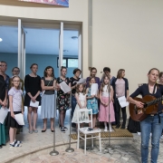 Adoracja Najświętszego Sakramentu w wigilię Zesłania Ducha Świętego.