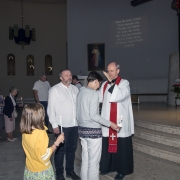 Adoracja Najświętszego Sakramentu w wigilię Zesłania Ducha Świętego.