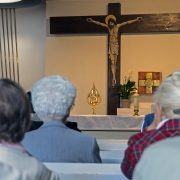 Adoracja Najświętszego Sakramentu w wigilię Zesłania Ducha Świętego.