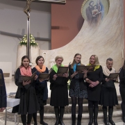 Schola Mikael z par. Chrystusa Jedynego Zbawiciela w Swarzędzu - śpiew Akatystu