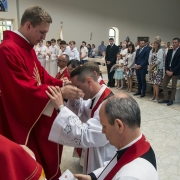 Błogosławieństwo prymicyjne.