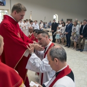 Błogosławieństwo prymicyjne.