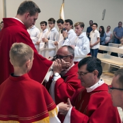 Błogosławieństwo prymicyjne.