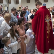 Błogosławieństwo prymicyjne.