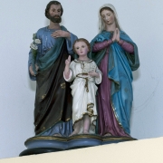 Świeta Rodzina w zakrystii.