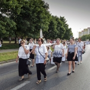 Procesja Bożego Ciała ulicami naszego osiedla.