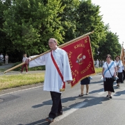 Procesja Bożego Ciała ulicami naszego osiedla.