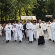 Procesja Bożego Ciała ulicami naszego osiedla.