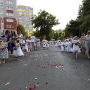 Procesja Bożego Ciała ulicami naszego osiedla.
