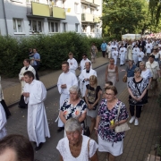 Procesja Bożego Ciała ulicami naszego osiedla.