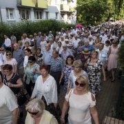 Procesja Bożego Ciała ulicami naszego osiedla.