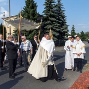 Procesja Bożego Ciała ulicami naszego osiedla.