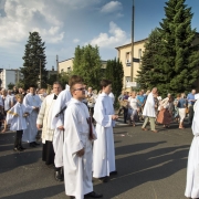 Procesja Bożego Ciała ulicami naszego osiedla.