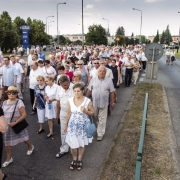 Procesja Bożego Ciała ulicami naszego osiedla.