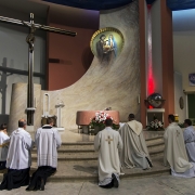 Uroczystość zamknięcia Bramy Miłosiedzia.