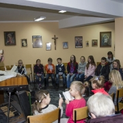 Chórek Droga do Nazaret podczas prób.