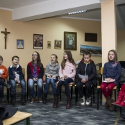 Chórek Droga do Nazaret podczas prób.