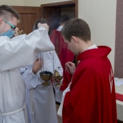 Msza Święta – sekundycja Ks. Damiana Kopera.