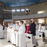 Msza Święta – sekundycja Ks. Damiana Kopera.