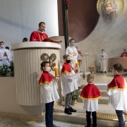 Msza Święta – sekundycja Ks. Damiana Kopera.