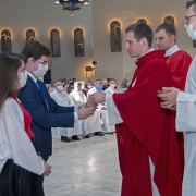 Msza Święta – sekundycja Ks. Damiana Kopera.