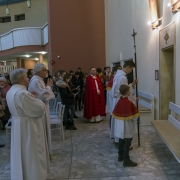 Droga Krzyżowa z udziałem młodzieży.