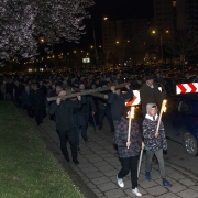 Droga Krzyżowa w Parku ks.Jasińskiego.