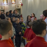 Droga Krzyżowa z udziałem dzieci.