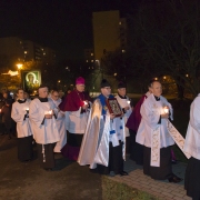 Wprowadzenie kopii cudownej Ikony i Msza Sw. pod przewodnictwem Abp. St. Gądeckiego.