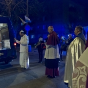 Wprowadzenie kopii cudownej Ikony i Msza Sw. pod przewodnictwem Abp. St. Gądeckiego.