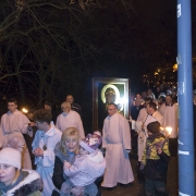 Wprowadzenie kopii cudownej Ikony i Msza Sw. pod przewodnictwem Abp. St. Gądeckiego.