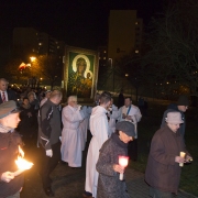 Wprowadzenie kopii cudownej Ikony i Msza Sw. pod przewodnictwem Abp. St. Gądeckiego.