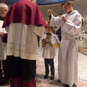 Wprowadzenie kopii cudownej Ikony i Msza Sw. pod przewodnictwem Abp. St. Gądeckiego.