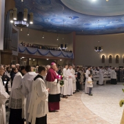 Wprowadzenie kopii cudownej Ikony i Msza Sw. pod przewodnictwem Abp. St. Gądeckiego.