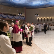 Wprowadzenie kopii cudownej Ikony i Msza Sw. pod przewodnictwem Abp. St. Gądeckiego.