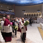 Wprowadzenie kopii cudownej Ikony i Msza Sw. pod przewodnictwem Abp. St. Gądeckiego.