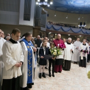 Wprowadzenie kopii cudownej Ikony i Msza Sw. pod przewodnictwem Abp. St. Gądeckiego.