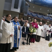 Wprowadzenie kopii cudownej Ikony i Msza Sw. pod przewodnictwem Abp. St. Gądeckiego.