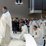 Wprowadzenie kopii cudownej Ikony i Msza Sw. pod przewodnictwem Abp. St. Gądeckiego.