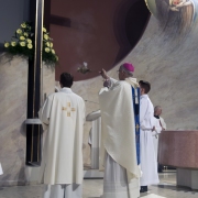 Wprowadzenie kopii cudownej Ikony i Msza Sw. pod przewodnictwem Abp. St. Gądeckiego.