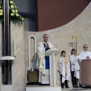 Wprowadzenie kopii cudownej Ikony i Msza Sw. pod przewodnictwem Abp. St. Gądeckiego.